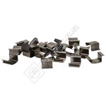 GH025 Greenhouse Stainless Steel Sprung G Lap Clips - Pack of 25