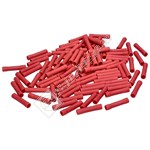 Electruepart Butt Connector-red Insulated (Pack Of 100)