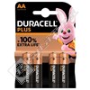 Duracell Alkaline AA Plus 100% Extra Life - Pack of 4
