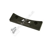 Indesit Door Hinge Clamp Plate w/ Fitting Screws