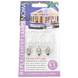 3.6 volt christmas bulbs