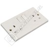 Wellco Twin Switched Double Power Socket