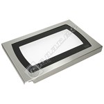 Panasonic Microwave Outer Door Panel - Silver & Black