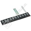 Samsung Microwave Touch Panel Fascia Membrane Switch