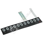 Microwave Touch Panel Fascia Membrane Switch