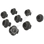 Electruepart Compatible Lower Dishwasher Basket Wheel - Pack Of 8