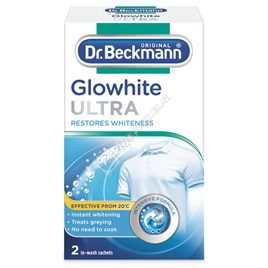 afdeling Let at læse Luscious Dr. Beckmann Glowhite Ultra Fabric Whitener - 2 Sachets | eSpares