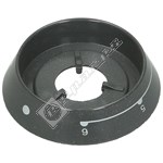 Indesit Oven Knob Bezel - 6 Heat Switch Granite