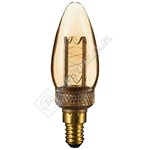 TCP Candle SES/E14 LED Vintage Twist Etched Bulb