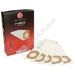 Hoover Vacuum Cleaner H80 Dust Bags - Pack of 5