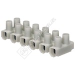 Wellco 15A 6 Way Terminal Block