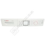 Bosch Washing Machine Fascia Panel