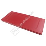 DeLonghi Oven Outer Door Panel - Red