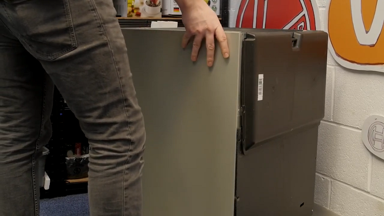 Lifting The Dishwasher Side Panel Away