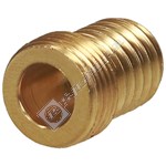 Wellco Brass 1/2" to 3/8" Wood Nipple