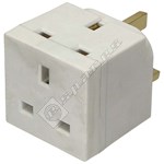 Wellco 13A 2 Way Unfused Plug Adapter