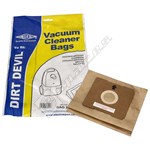 Electruepart BAG263 Vacuum Cleaner Dust Bags - Pack of 5