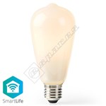 Nedis Smart WiFi 5W E27 LED ST64 Warm White Dimmable Bulb