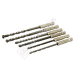 Rolson 6 Piece Masonry Drill Bit Set