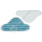 H2O X5 Microfibre Cloth Scrubbing Mop Pads (Pack of 2)