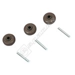 Vacuum Cleaner Floor Head Axle & Roller Assembly