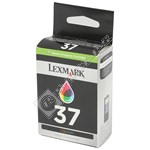 Lexmark Genuine Colour Printer Ink Cartridge - No.37