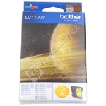 Brother Genuine Yellow Ink Cartridge - LC1100Y