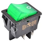 Universal Rocker Switch 20Amp (Green)