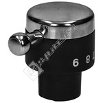 Leisure Chrome/Black Main Oven Control Knob