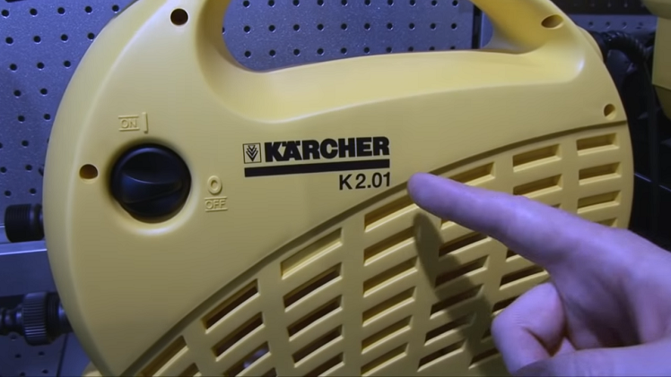 A Karcher Pressure Washer Displaying The 2 Series Model At The Front Of The Appliance