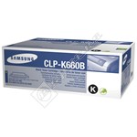 Samsung Genuine CLP-K660B Black Toner Cartridge