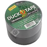 Duck Tape 50m Black Original Cloth Tape - Pack of 2