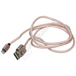 Compatible MFI Approved Lightning Cable – 1M Rose Gold