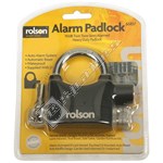 Rolson 110dB Twin Tone Siren Alarmed Heavy Duty Padlock