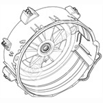 Samsung Washing Machine Rear Tub Assembly