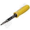 Rolson 4-in-1 Pocket Screwdriver With Quick Change Bits