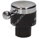 Rangemaster Thermostat Control Knob - Silver & Black