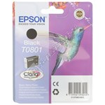 Epson Genuine Black Ink Cartridge - T0801