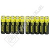 eSpares Ultra Alkaline AA Batteries - Pack of 20