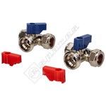 Electruepart Hose Taps Tee (1 Pair)