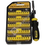 Rolson 51 Piece Screwdriver and Bit Set